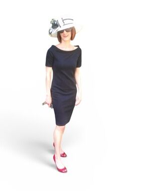 Dorothy Perkins Classic Black Stretch Sheath Dress